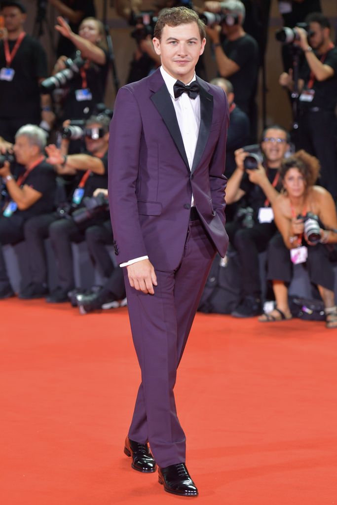 Tye Sheridan attends the "The Order" red carpet during the 81st Venice International Film Festival at Palazzo del Cinema on August 31, 2024 in Venice, Italy