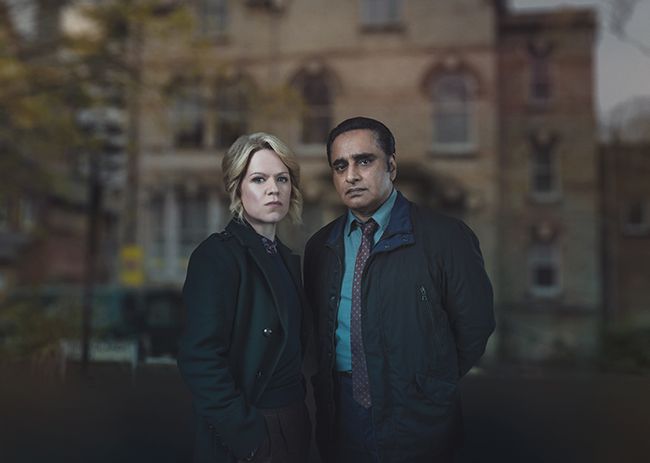 DCI Jessie James and DI Sunny Khan in Unforgotten