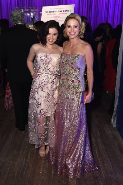 Amy Robach and her daughter Ava at a BCRF gala