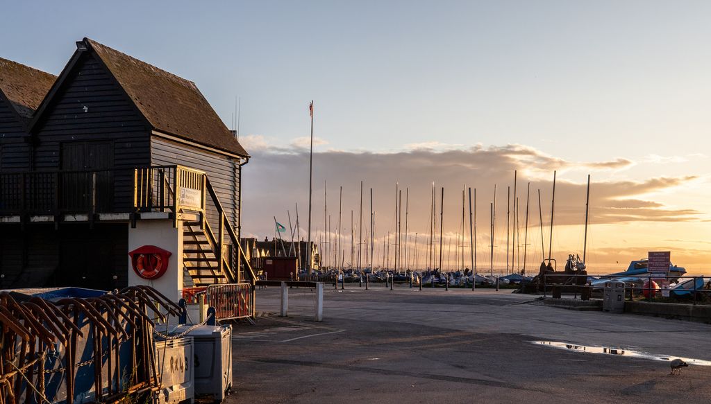 harbour at dusk