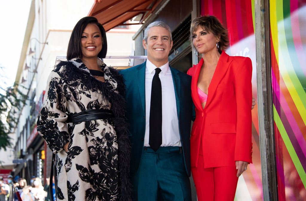 Garcelle Beauvais et Lisa Rinna à la cérémonie du Walk of Fame d'Andy Cohen