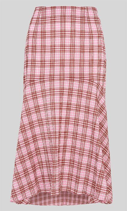 pink check skirt holly willoughby