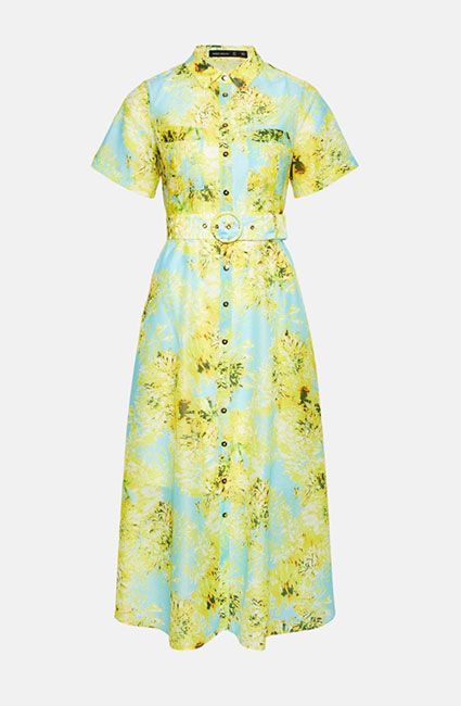 yellow blue karen millen