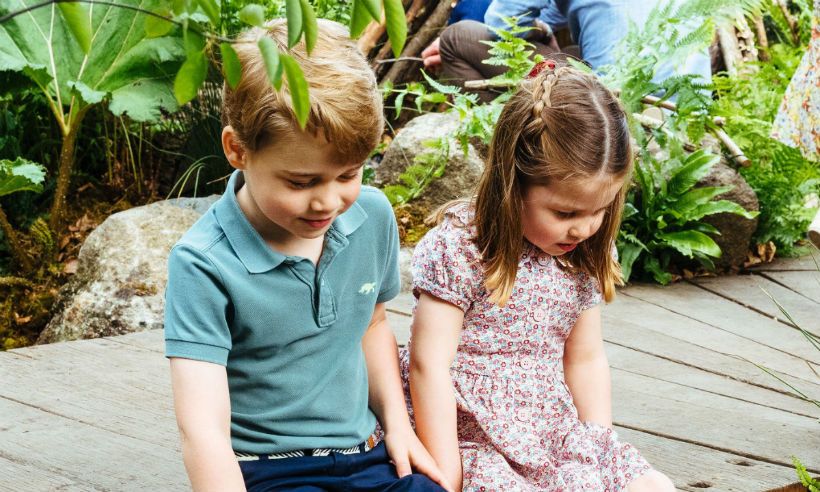 prince george speaks kate middleton garden