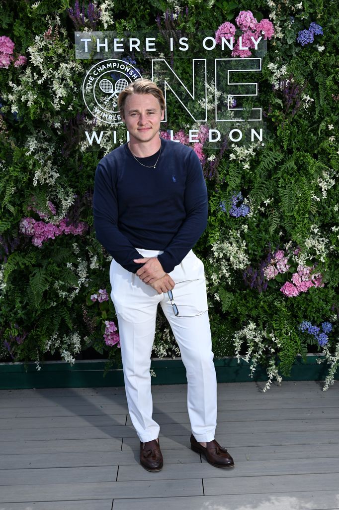 Ben Hardy in the AELTC's Parkside Suite in No.1 Court at The Championships 2025