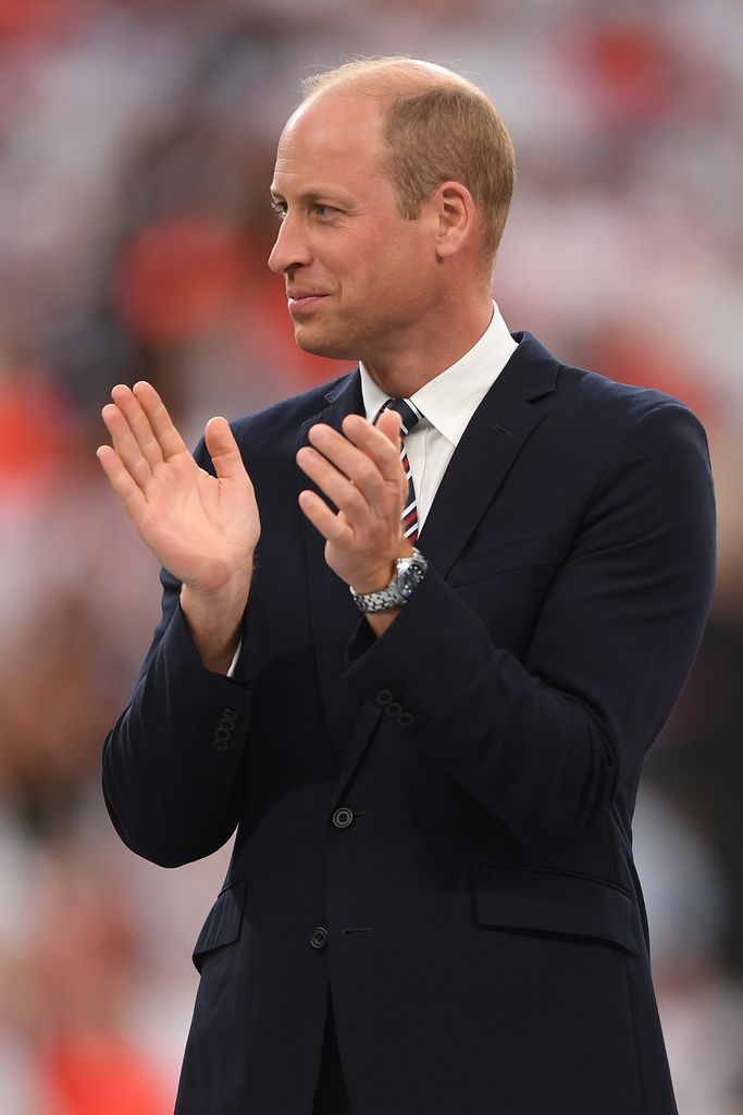 Prince William at the Women's Euro 2022 final match
