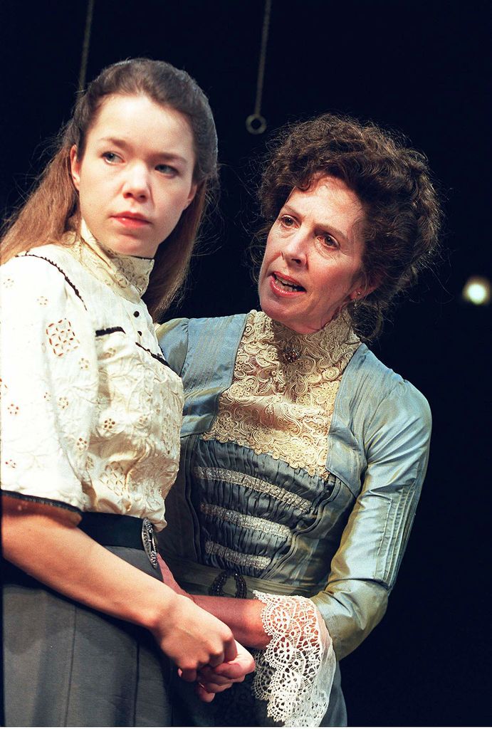 Anna Maxwell Martin, Penelope Wilton in The Little Foxes. Play performed at the Donmar Warehouse Theatre, London, UK - 09 Oct 2001