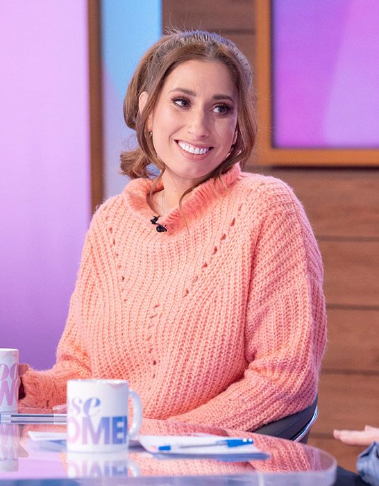 stacey solomon jumper coral