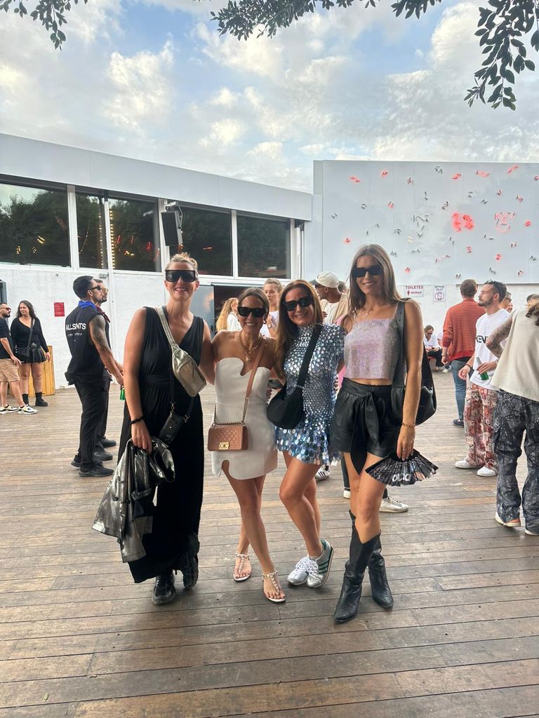 group of midlife women in Ibiza