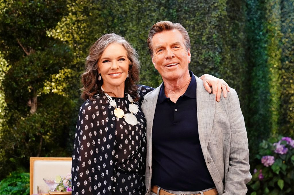 Peter with co-star Susan Walters 