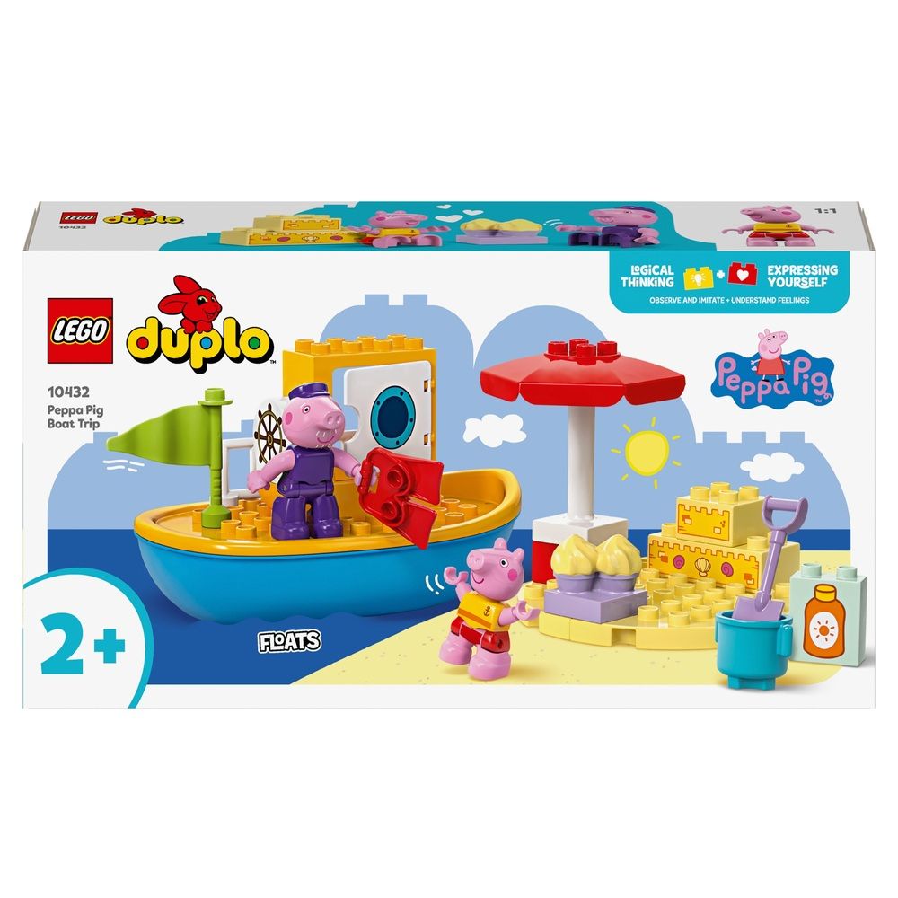 LEGO DUPLO Peppa Pig Boat Trip Toy Playset