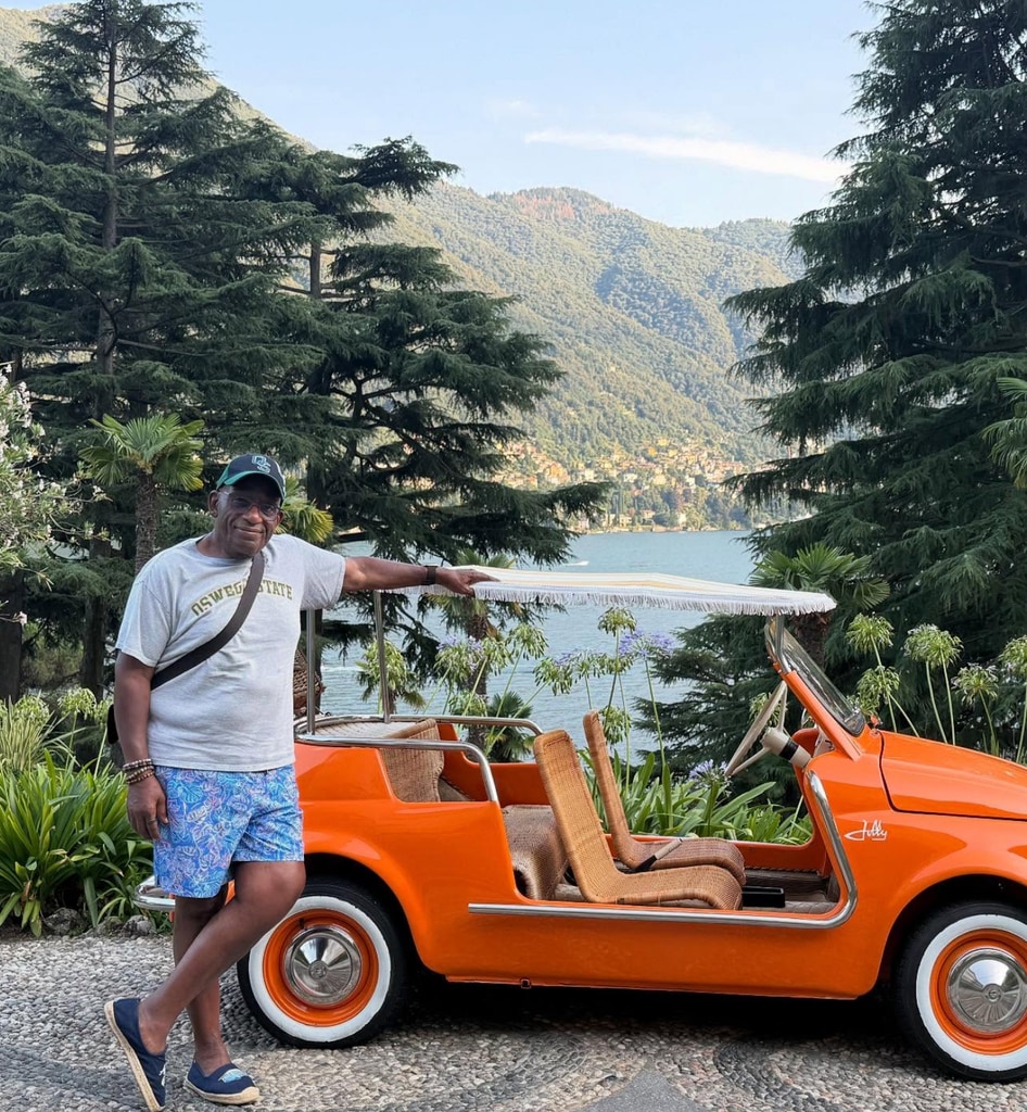 Photo shared by Deborah Roberts of her husband Al Roker on vacation in Italy