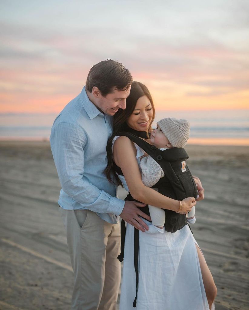 Christine Tran Ferguson and husband Ryan Ferguson with their son Asher