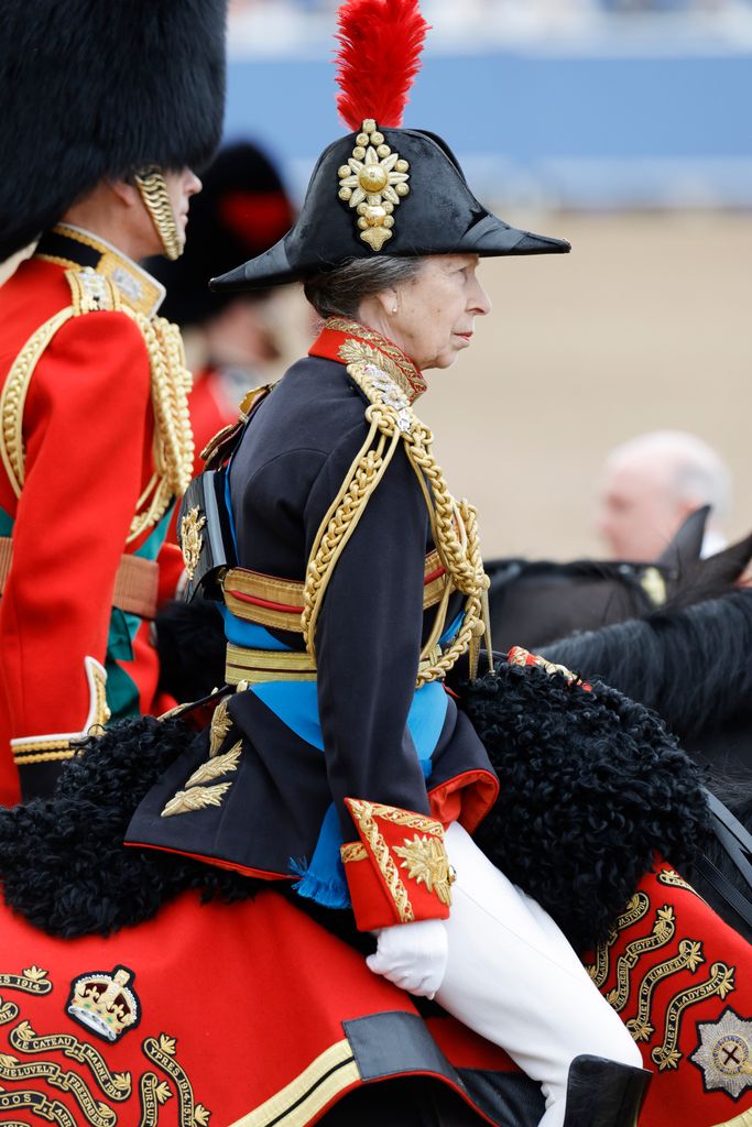 princess anne trooping the colour 2024