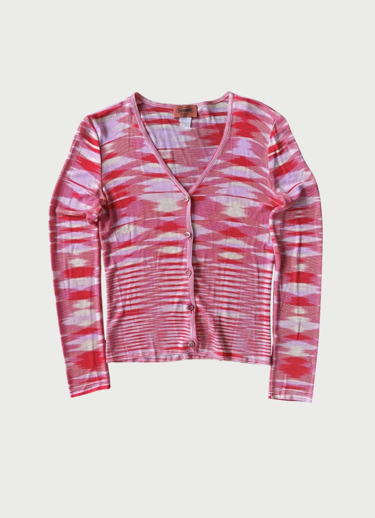Fine Knit Sheer Cardigan missoni
