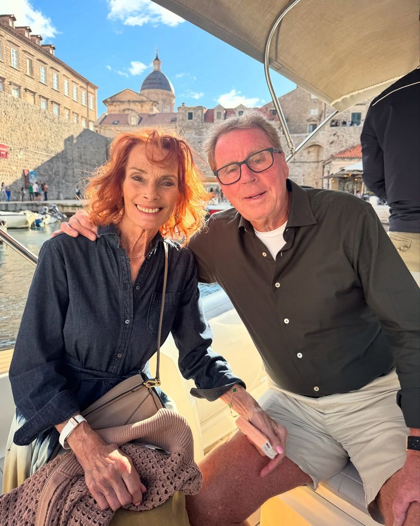 Harry and Sandra Redknapp on holidays