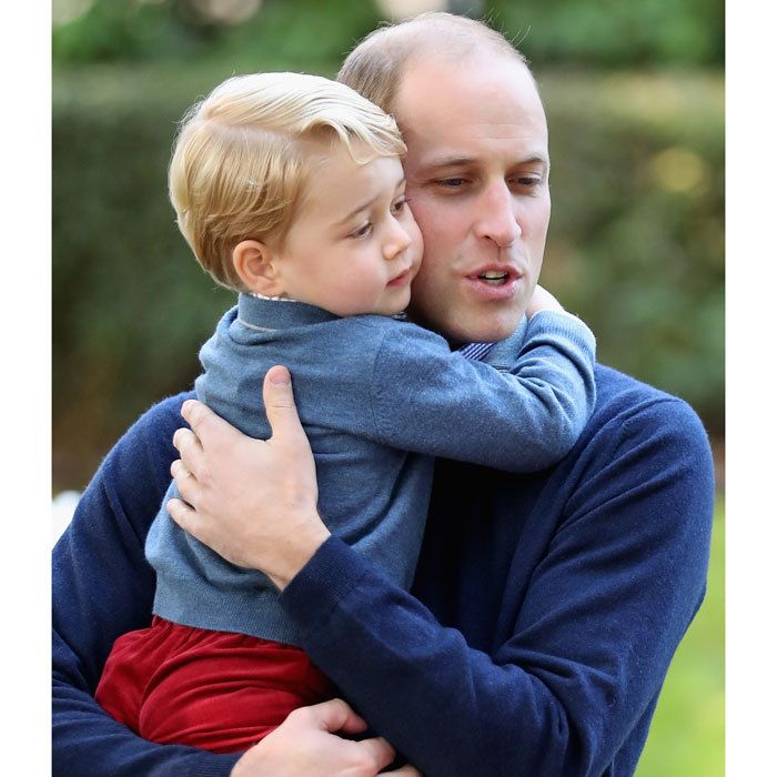 prince william hugging george