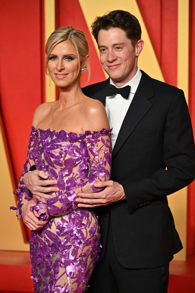 Nicky Hilton and James Rothschild attend the 2024 Vanity Fair Oscar Party 