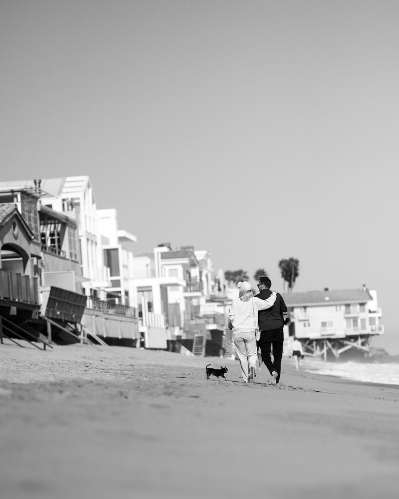 Paris and Carter in Malibu