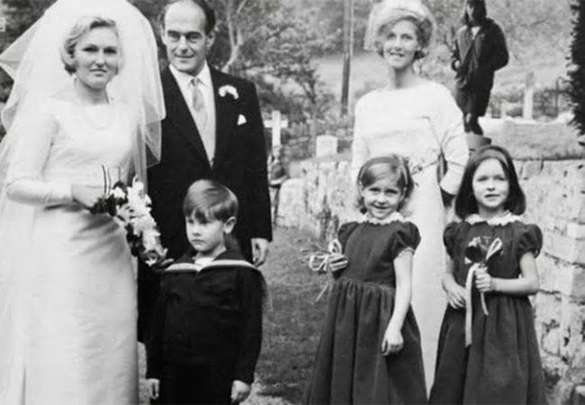 Mary Berry and her husband Paul on their wedding day 