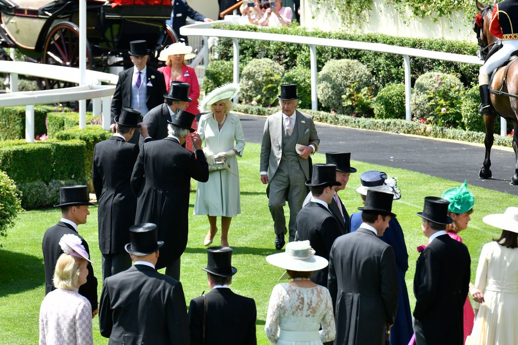 King Charles and Queen Camilla attended Ladies Day