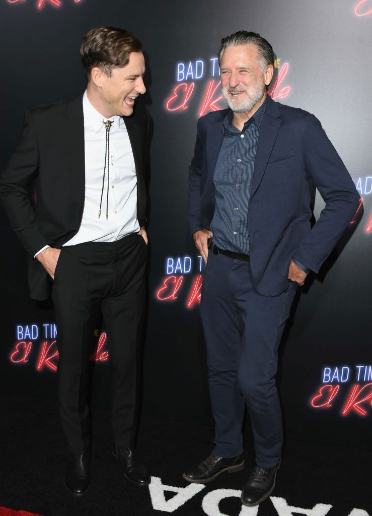 Lewis and Bill Pullman at the premiere of 20th Century FOX's Bad Times At The El Royale