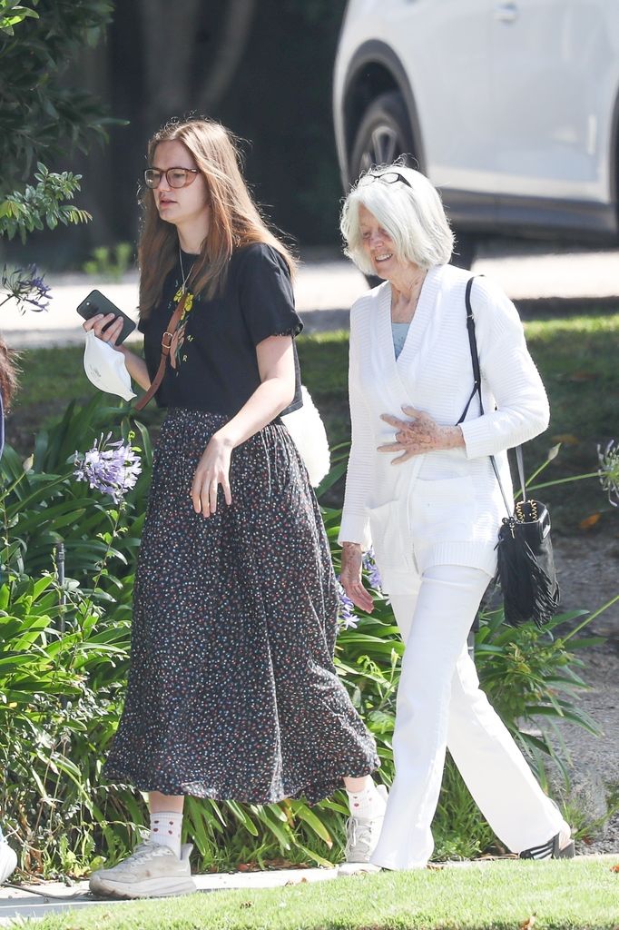 The pair enjoyed a lunch in Brentwood