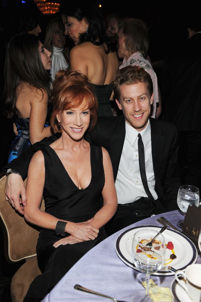 Kathy Griffin and Randy Bick attend Clive Davis and the Recording Academy's 2012 Pre-GRAMMY Gala and Salute to Industry Icons Honoring Richard Branson held at The Beverly Hilton Hotel on February 11, 2012 