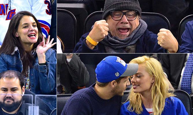 Spotted! These Celebs Cheered on the New York Rangers Yesterday