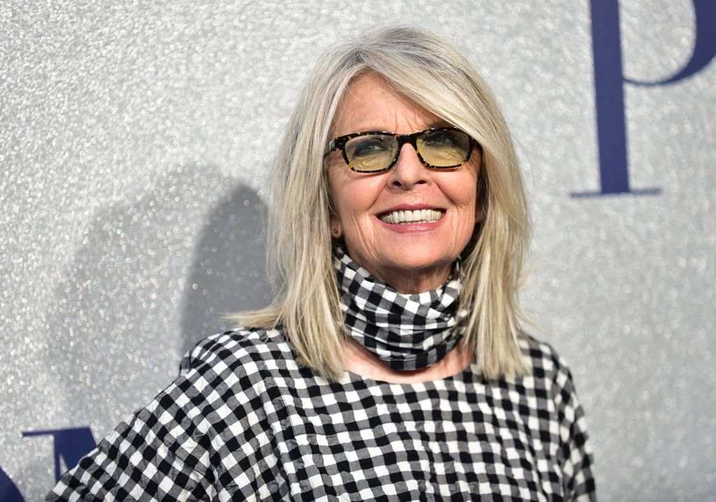 Actress Diane Keaton attends the premiere of STX's "Poms" at Regal LA Live on May 01, 2019 in Los Angeles, California