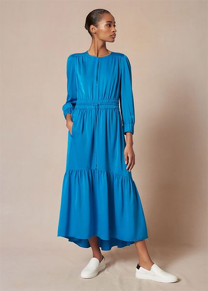 giovanna fletcher designer blue dress