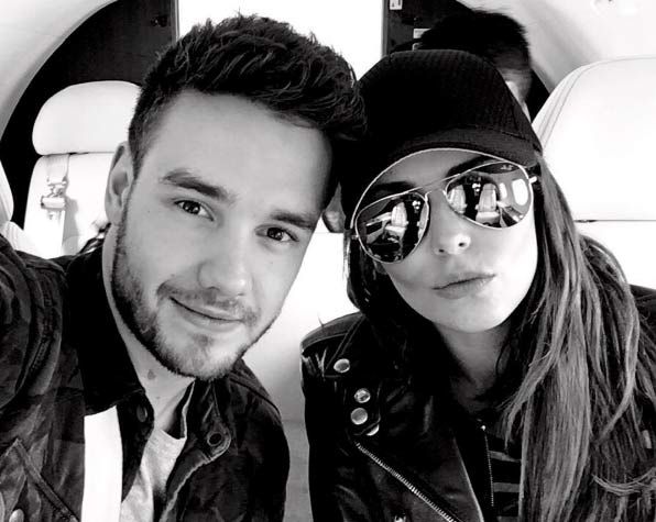 Cheryl and Liam selfie