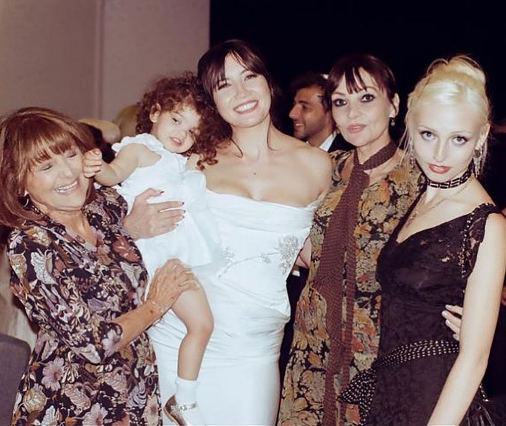Pearl with Daisy on her wedding day, and her granddaughter Ivy