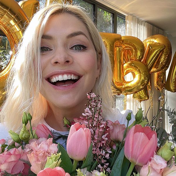 holly willoughby smiling 42nd birthday at home