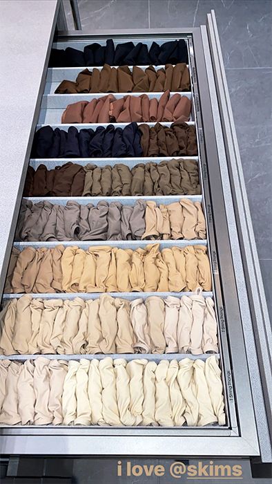 Kylie Jenner underwear drawer