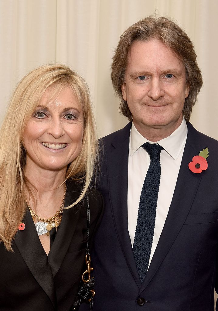 Fiona Phillips with her husband Martin Frizell 
