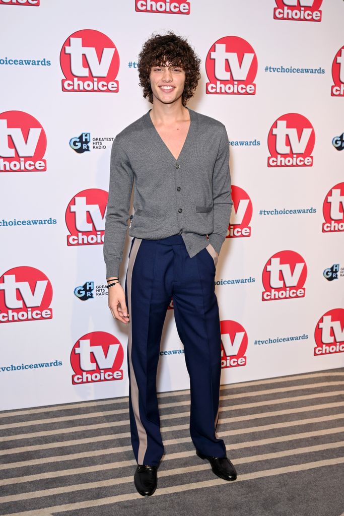  Bobby Brazier attends the TV Choice Awards 2024 at the Hilton Park Lane on February 12, 2024 in London, England. 