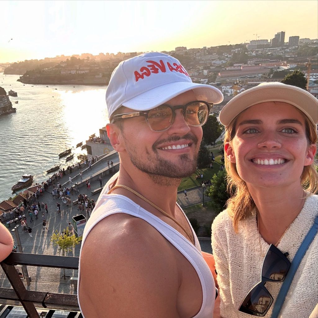 ray nicholson and girlfriend sara sampaio in portugal