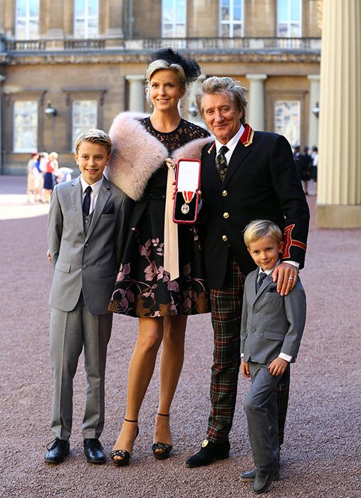 Sir Rod Stewart knighted at Buckingham Palace