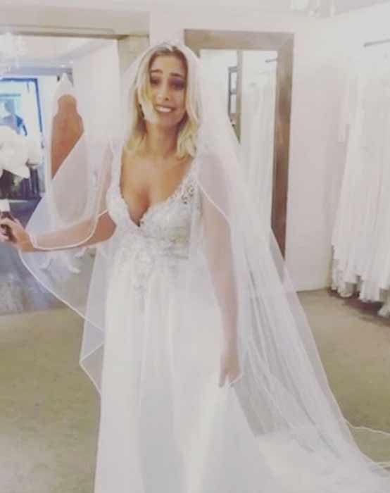 stacey solomon wedding dress