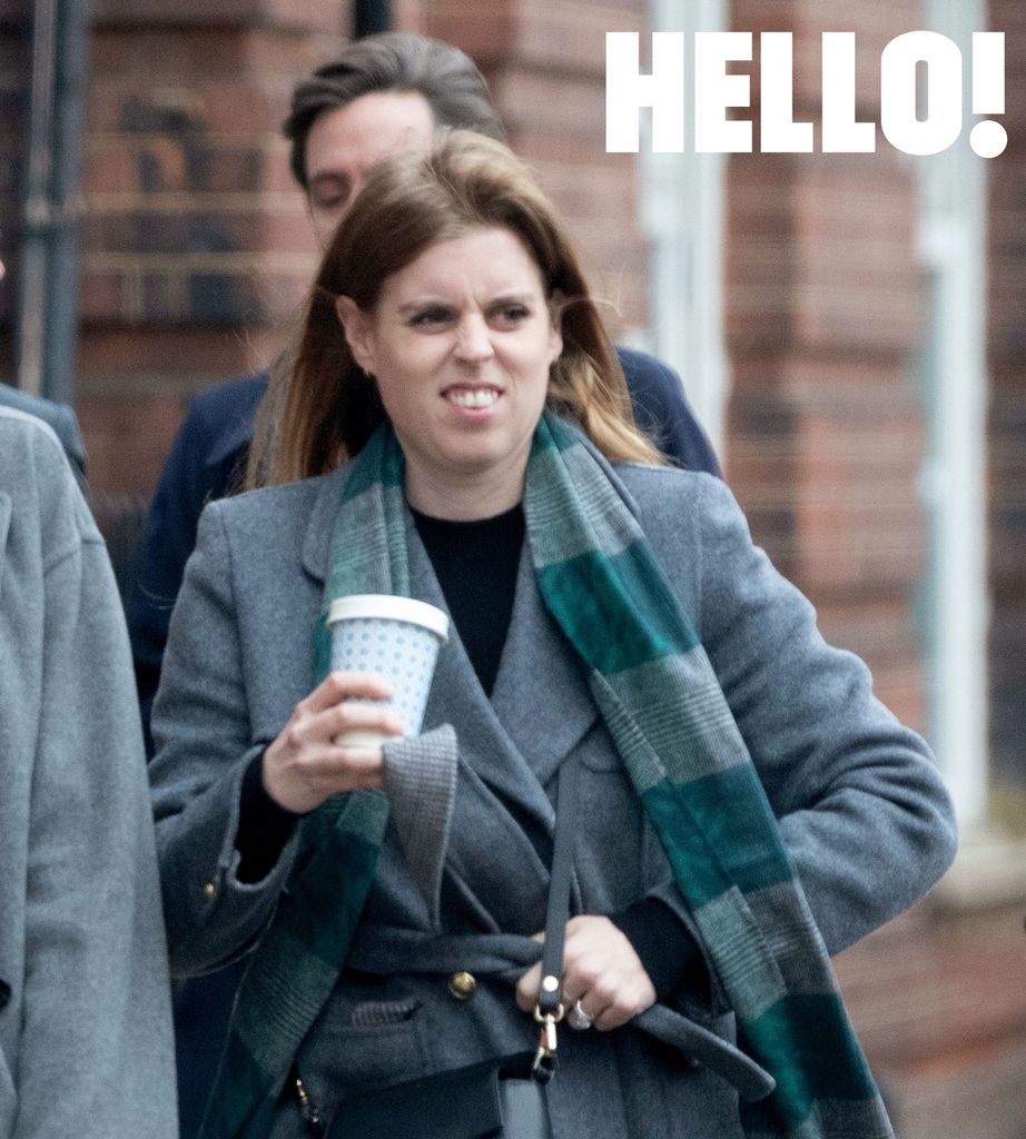 Princess Beatrice pulling a face