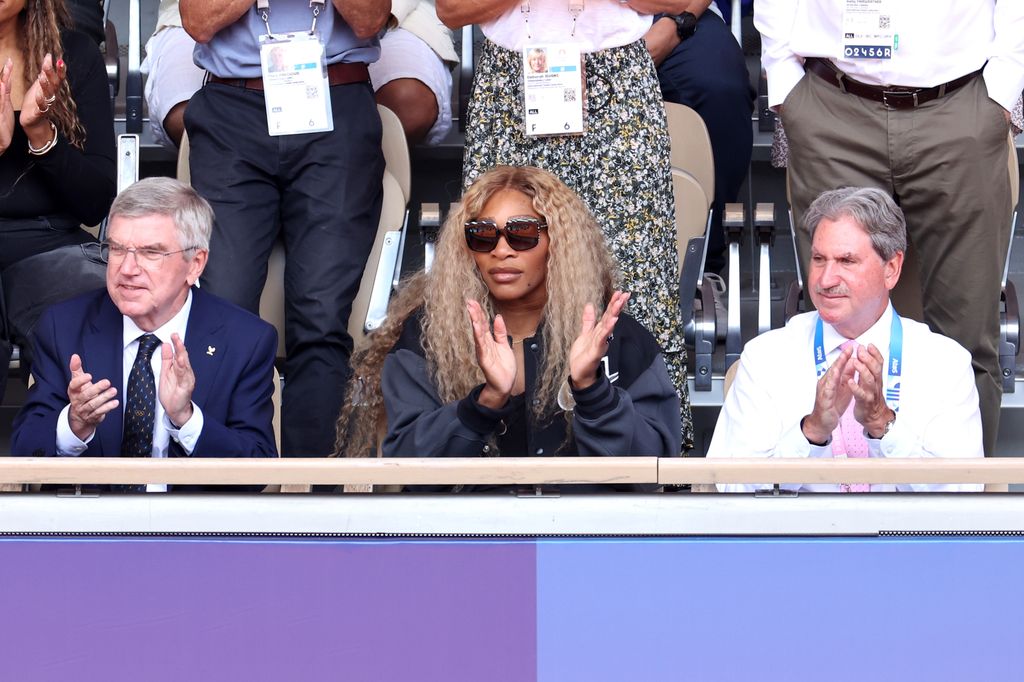 The tennis star wore her hair in epic mermaid curls at the Paris Olympics