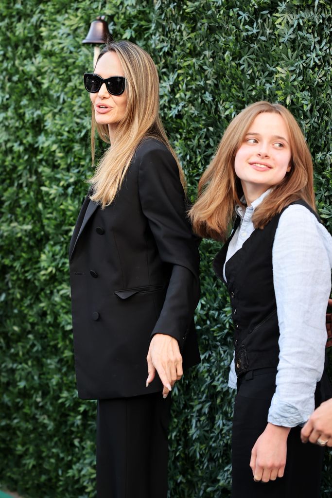 Angelina Jolie and her daughter Vivienne 