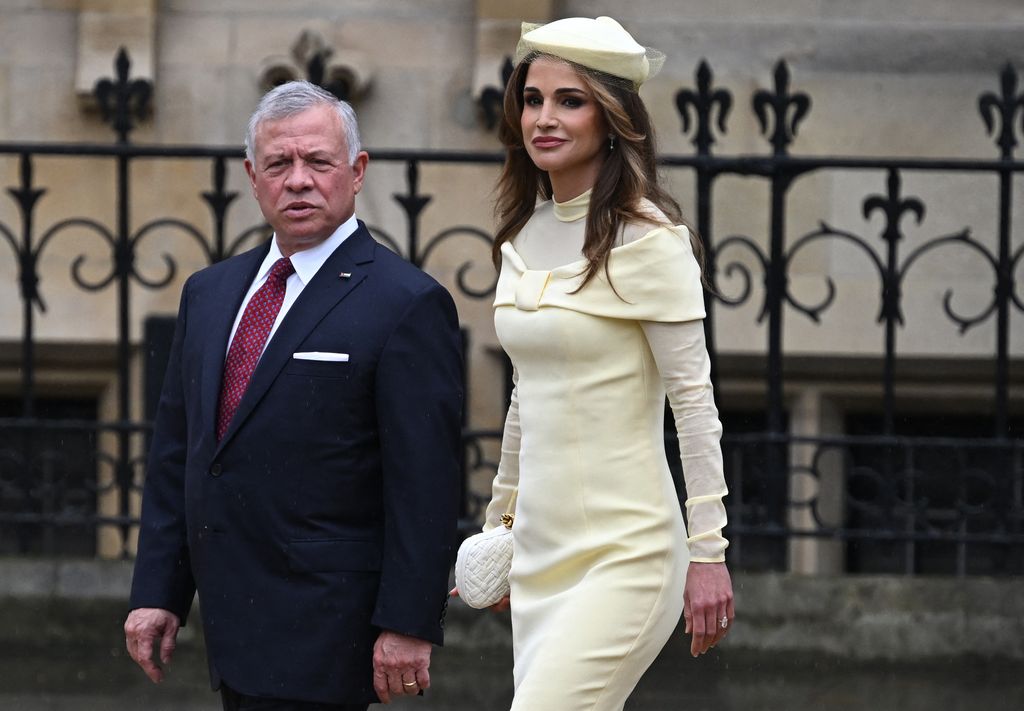 Queen Rania and King Abdullah were guests at the 2023 coronation