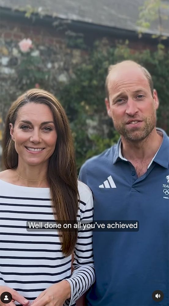 Prince William and Princess Kate at their Norfolk home