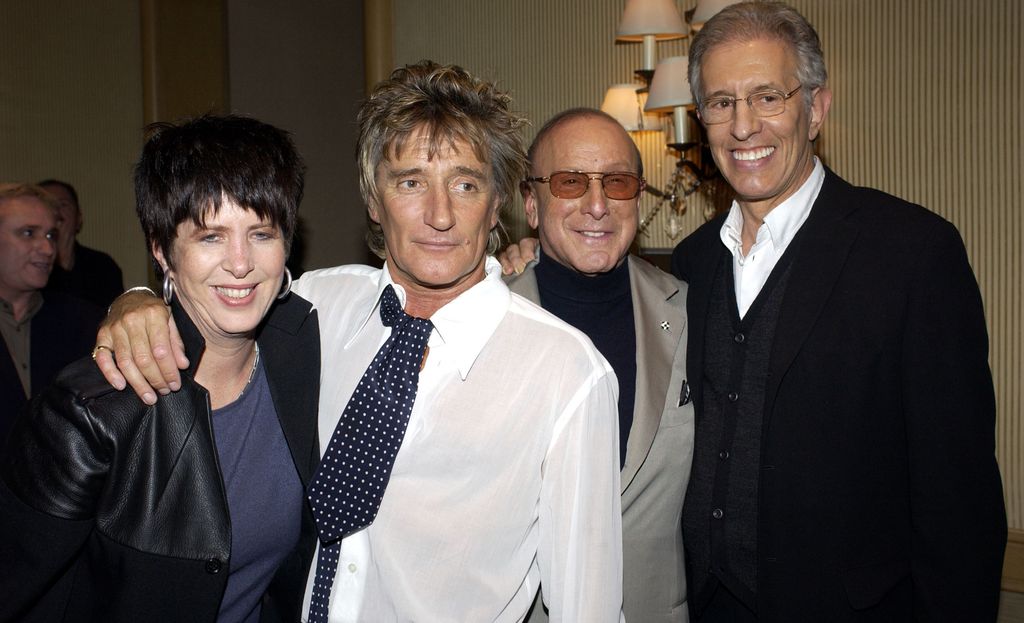 Diane Warren, Rod Stewart, Clive Davis & Richard Perry