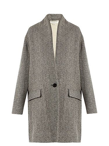 isabel marant grey coat winter coat fashion