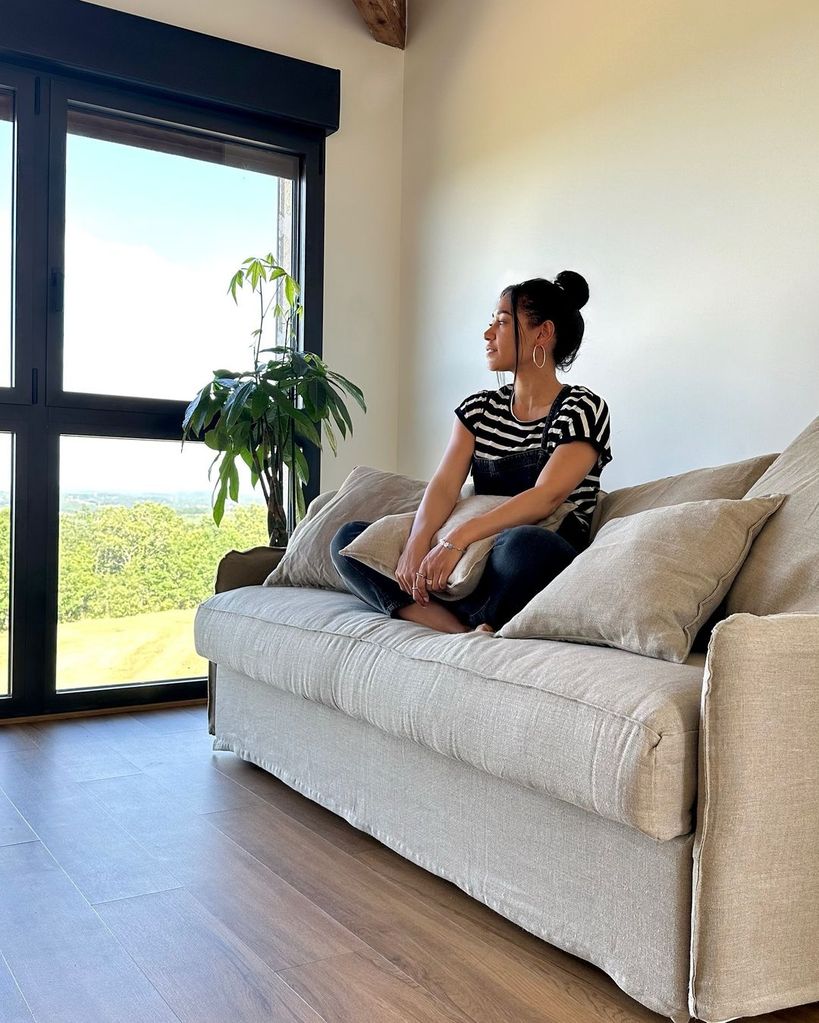 Josephine Jobert at home in France