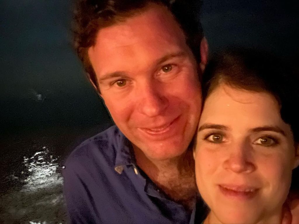 eugenie and jack in a selfie