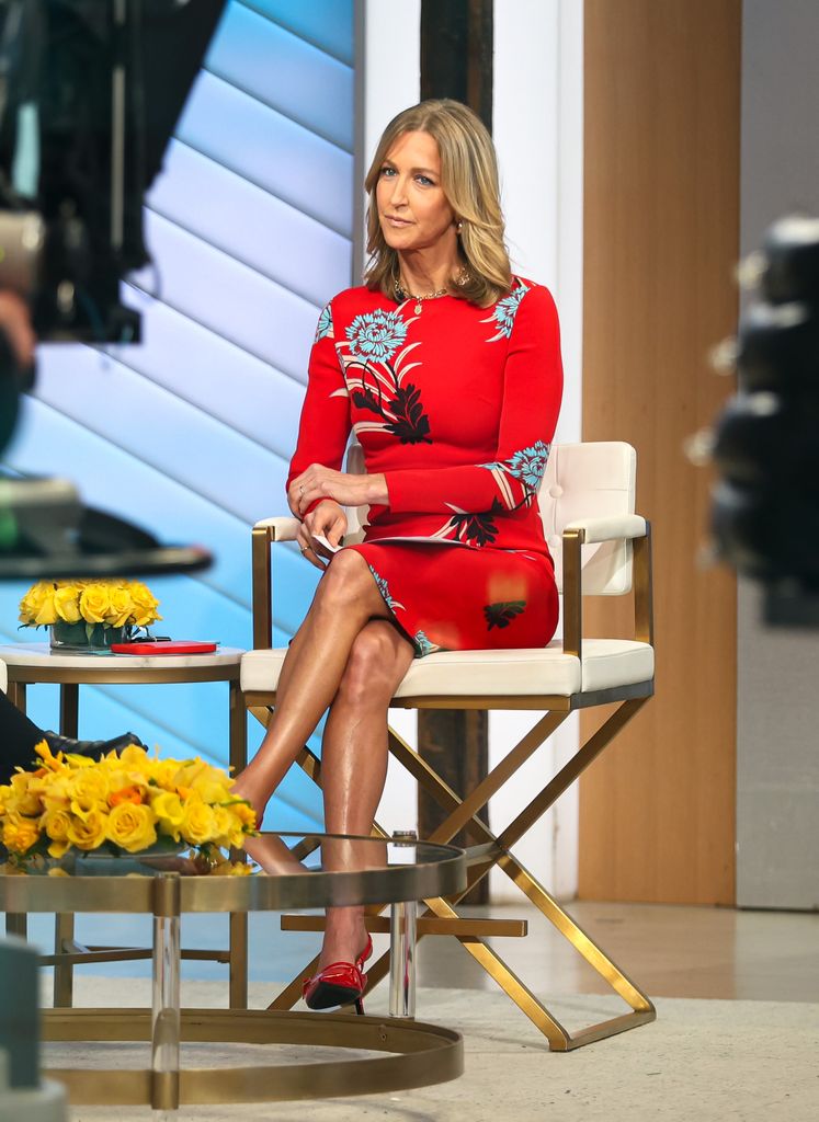 Lara Spencer sur GMA a l'air sérieux